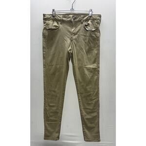 American Eagle Outfitters Super Super Stretch Chinos Pants Size 12 Regular Khaki